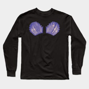Shell mermaid bra (violet) Long Sleeve T-Shirt